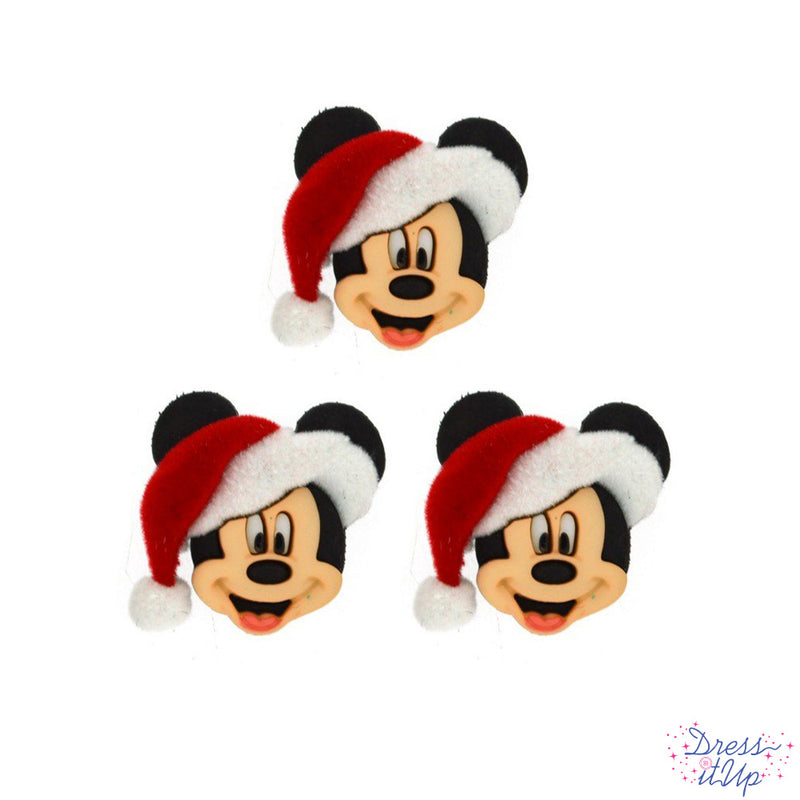 Mickey Holiday Button Singles