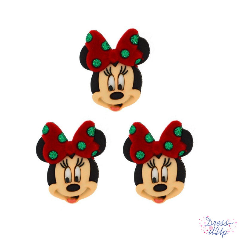 Minnie Holiday Button Singles