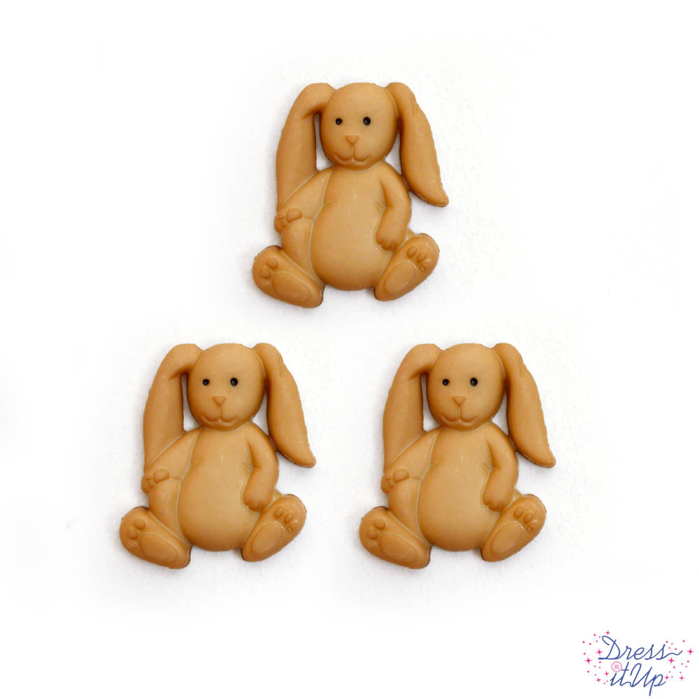 Stuffed Bunny Singles- 6 Pieces
