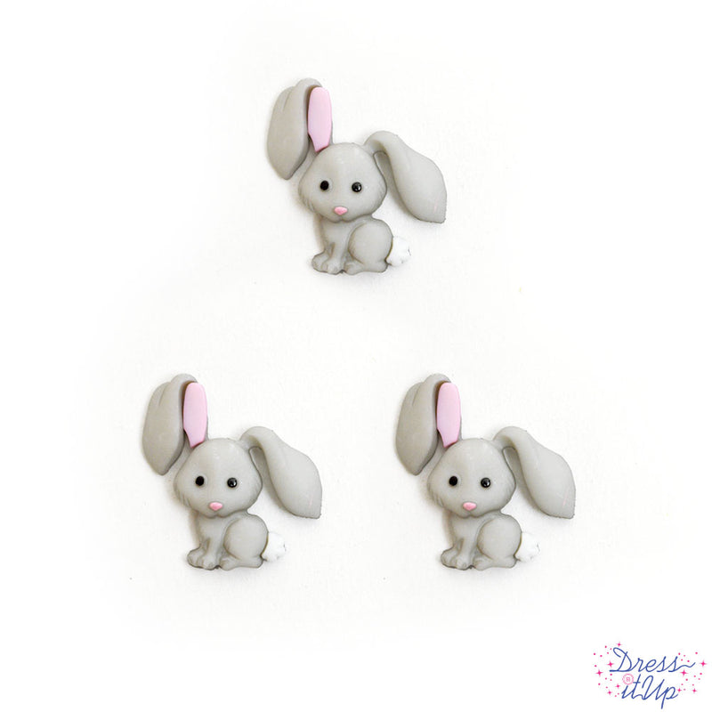 Grey Bunny Singles- 6 pieces