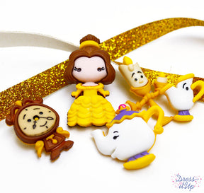 Belle and friends from Disney's Beauty and The Beast are perfect for children's crafts