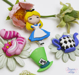 Alice and friends from Disney's Alice in Wonderland add to fun children's crafts