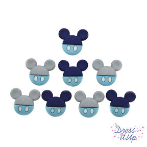 Disney's Mickey Mouse ears in shades of blue