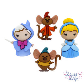 Disney Cinderella craft embellishments for sewing and girl crafts