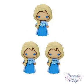 Elsa buttons three piece character from disney frozen
