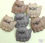 Fat furry cats add to your feline and pet themed crafting