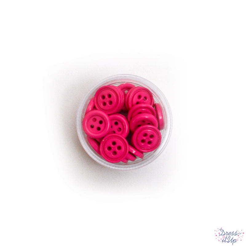 Sewing Buttons in Pink- Dress It Up Buttons