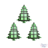 Plaid trees add to your winter, holiday or outdoor crafts