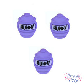 Disney Winnie The Pooh honey pot loop back button for crafting