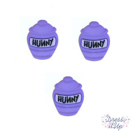 Disney Winnie The Pooh honey pot loop back button for crafting
