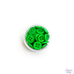 Sewing Buttons in Kelly Green