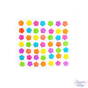 Bright color 2-hole buttons for spring and summer crafts