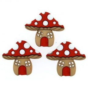 Mushroom houses are perfect to add to fairy gardens and outdoor crafts