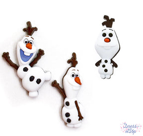 Olaf from Disney's Frozen in three classic poses add to winter and children's crafts