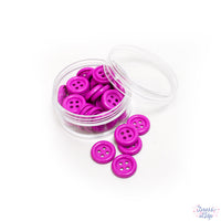 Sewing Buttons in Magenta