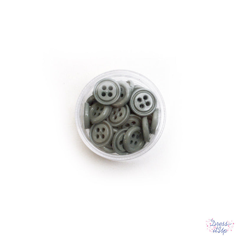 Sewing Buttons in Sage