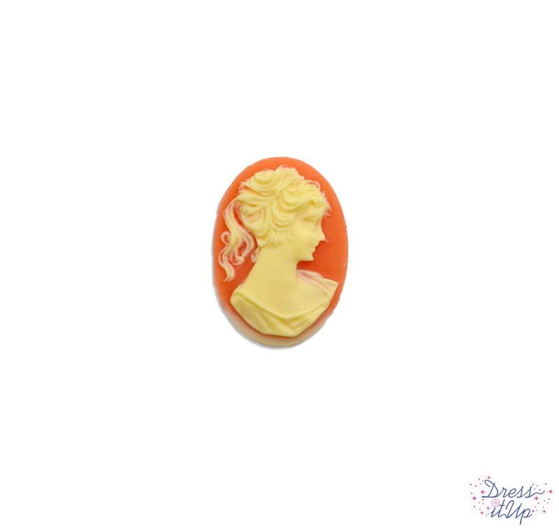 Elegant Lady Cameo in Ivory and Pink