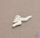 White seagulls are perfect for adding to beach and ocean themed crafts, showing shank back 