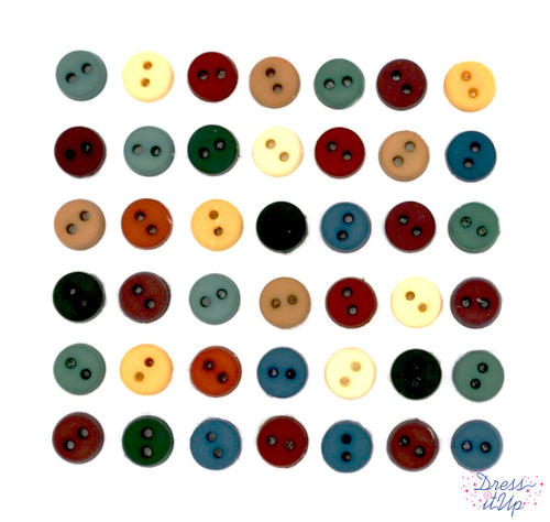 Dress It Up 12ct Home & Family Sewing Room Novelty Buttons