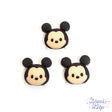 three piece set of tsum tsum disney mickey mouse buttons for crafts